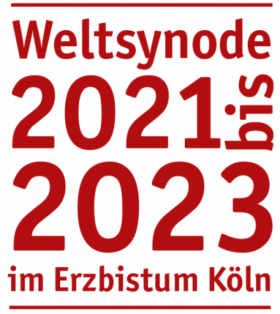 Logo: Weltsynode 2021 bis 2023 im Erzbistum Köln